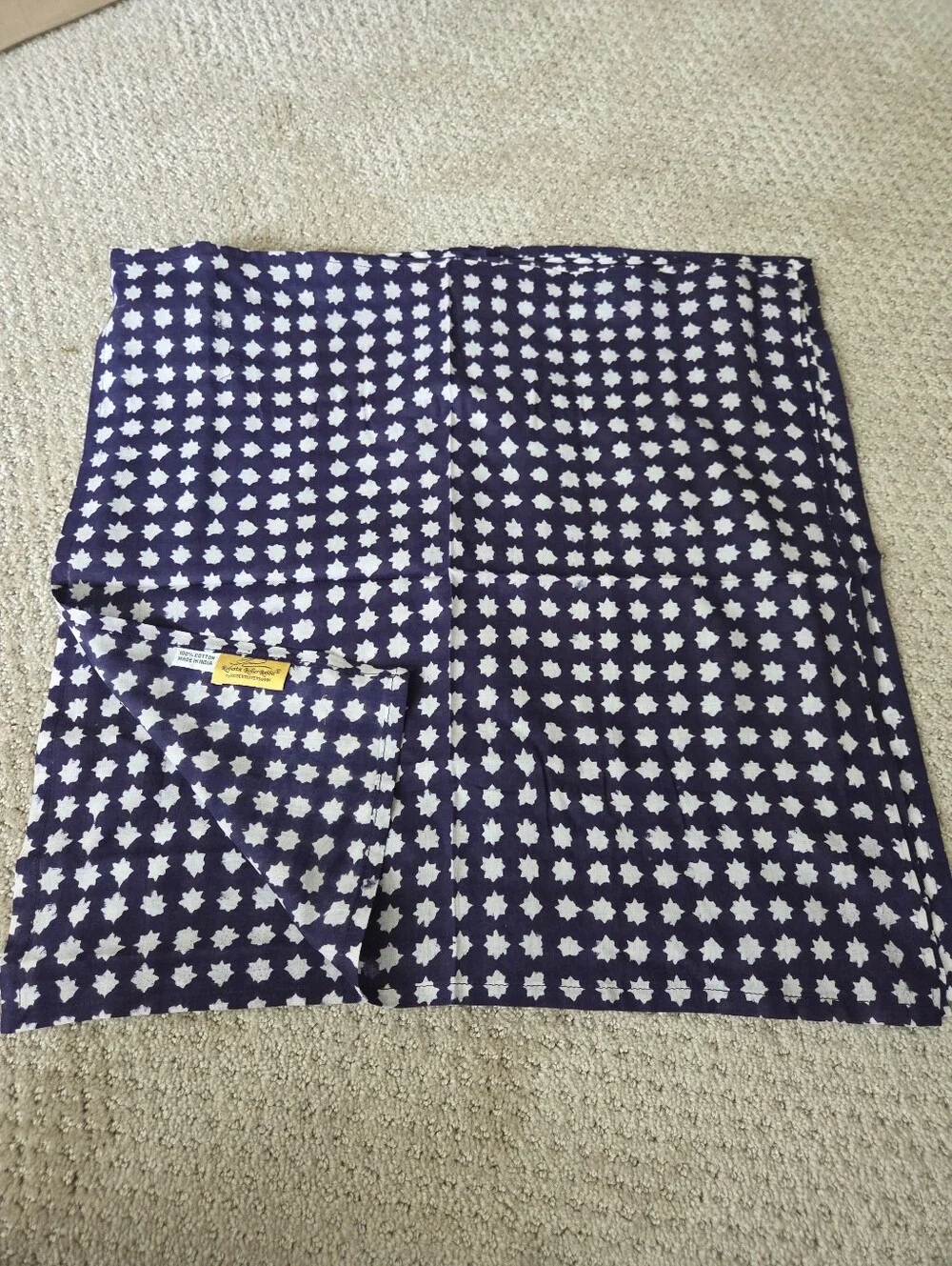 NEW Roberta Roller Rabbit Set Of 4 Napkin Navy